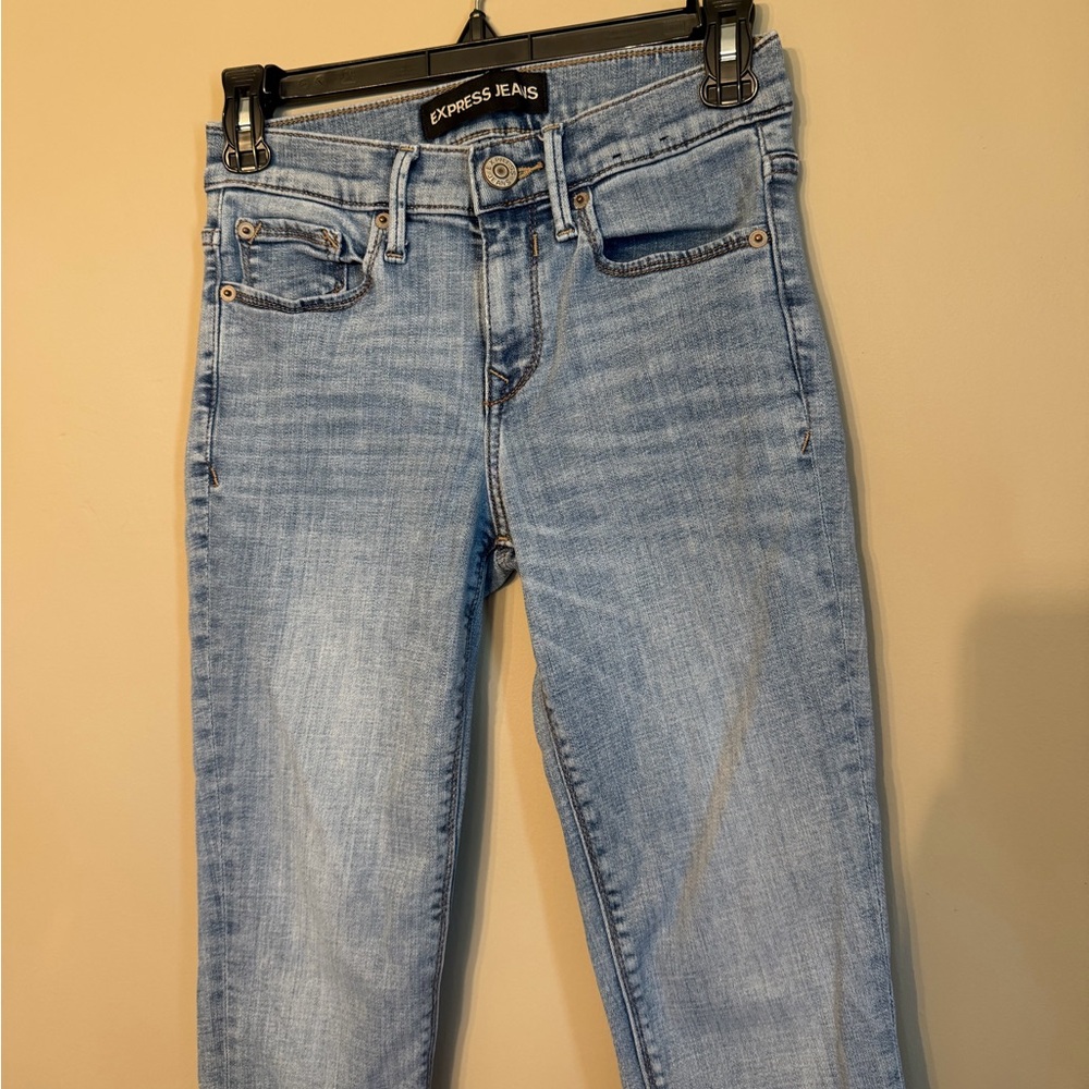 Express Mid Rise Jeggings - Picture 3 of 8